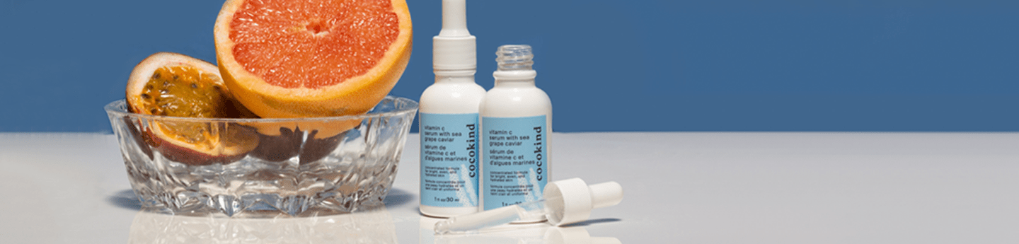 a brighter approach: meet our *new* vitamin c serum with sea grape caviar - cocokind